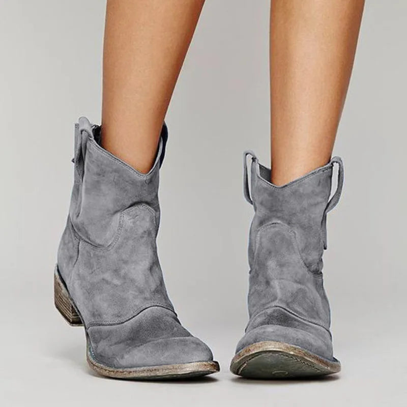 Imanah Boots | Women’s Winter Ankle Boots with Heel