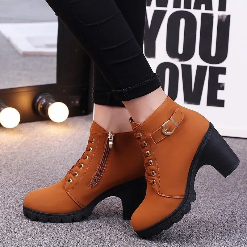 Issy Winter Boots | Women’s Heeled Ankle Boots