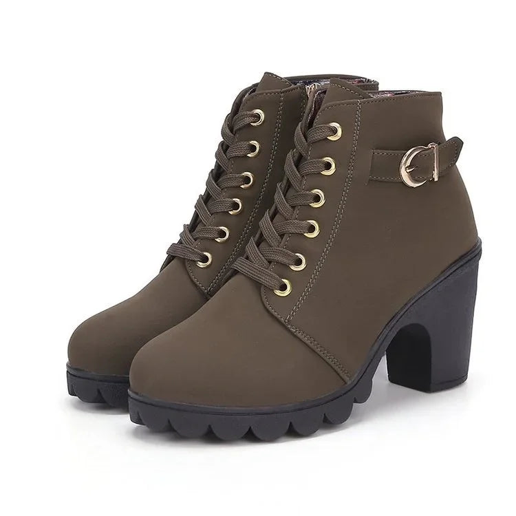 Issy Winter Boots | Women’s Heeled Ankle Boots