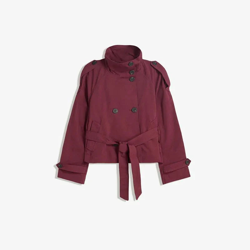 Genna Jacket | Women’s Winter Short Double-Breasted Jacket