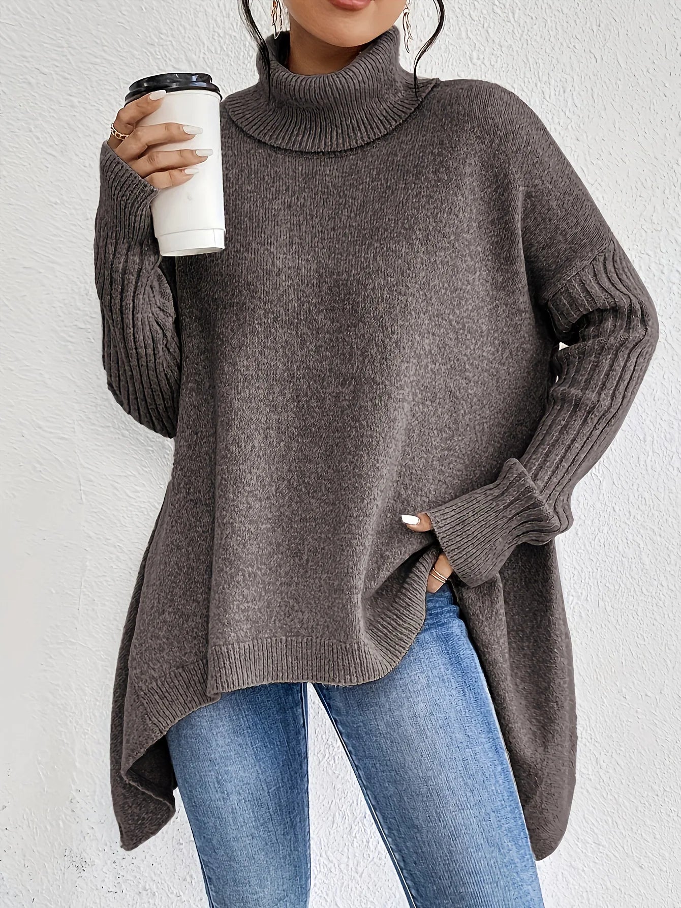 Hensley Jumper | Women’s Winter Oversized Turtleneck Jumper