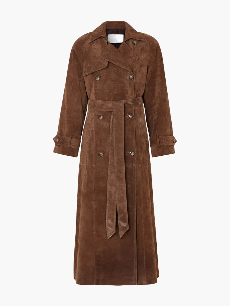 Harsha Trench Coat | Women’s Winter Belted Trench Coat