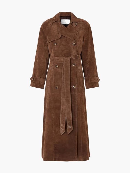Harsha Trench Coat | Women’s Winter Belted Trench Coat
