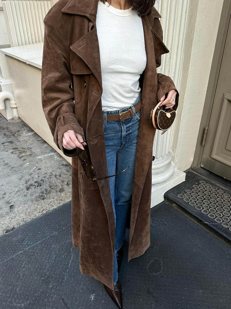 Harsha Trench Coat | Women’s Winter Belted Trench Coat