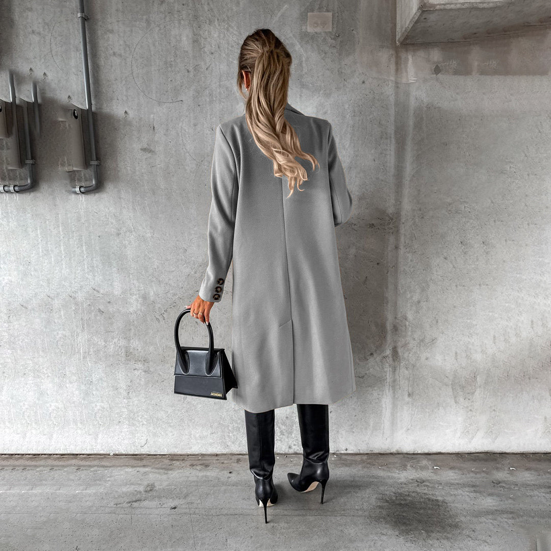Honorah Coat | Women’s Winter Double-Breasted Long Coat