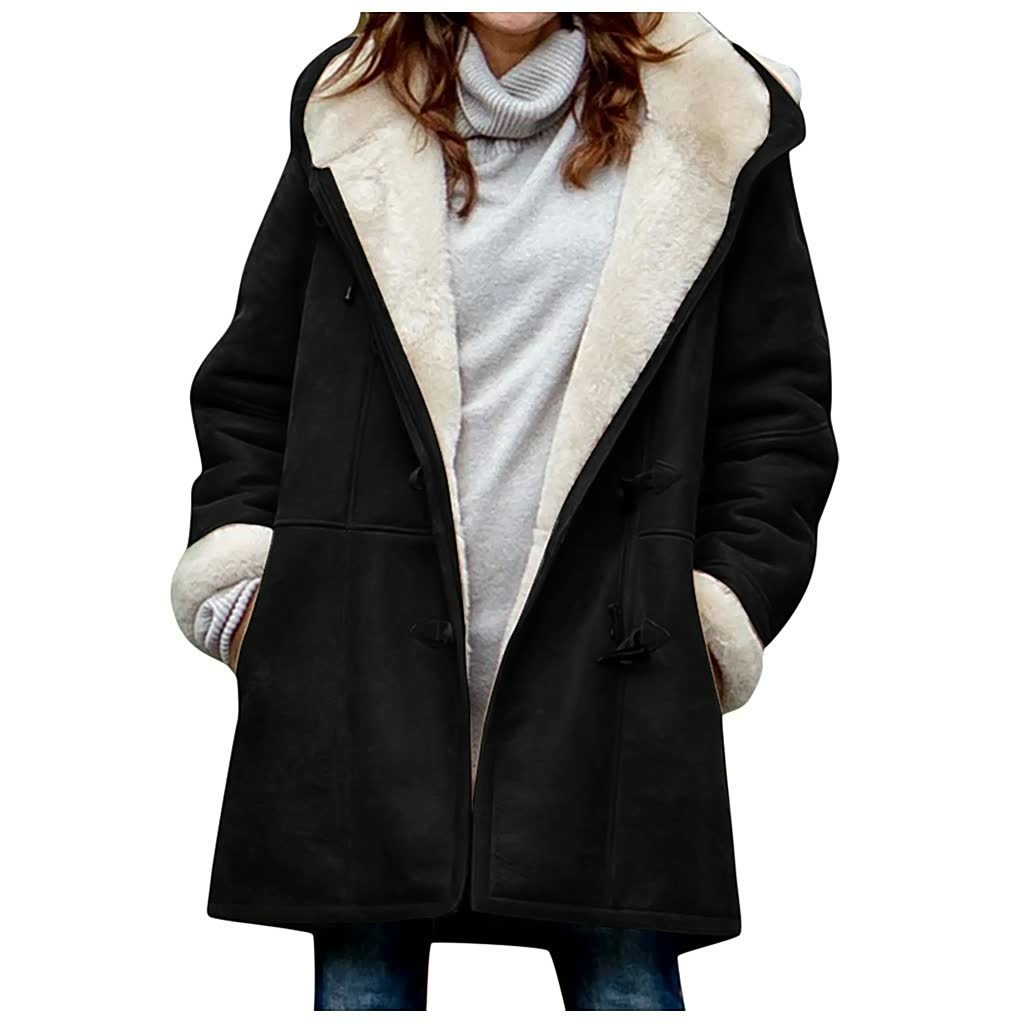 Yang Coat | Women’s Winter Shearling-Lined Warm Winter Coat