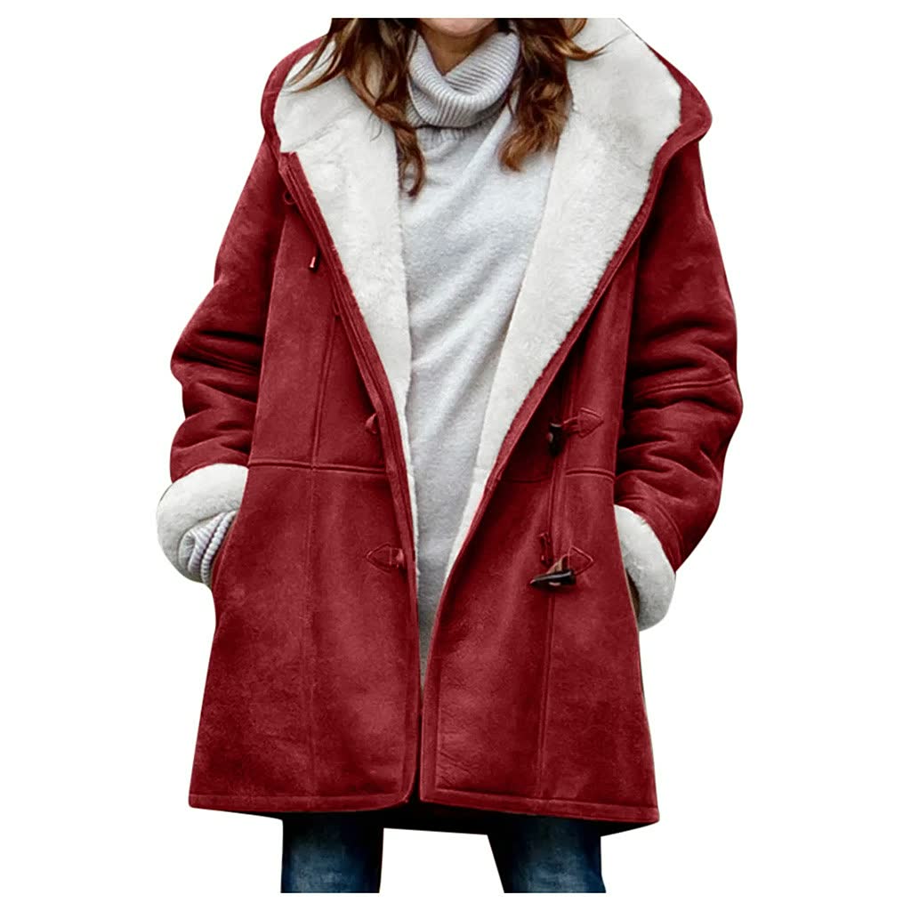 Yang Coat | Women’s Winter Shearling-Lined Warm Winter Coat