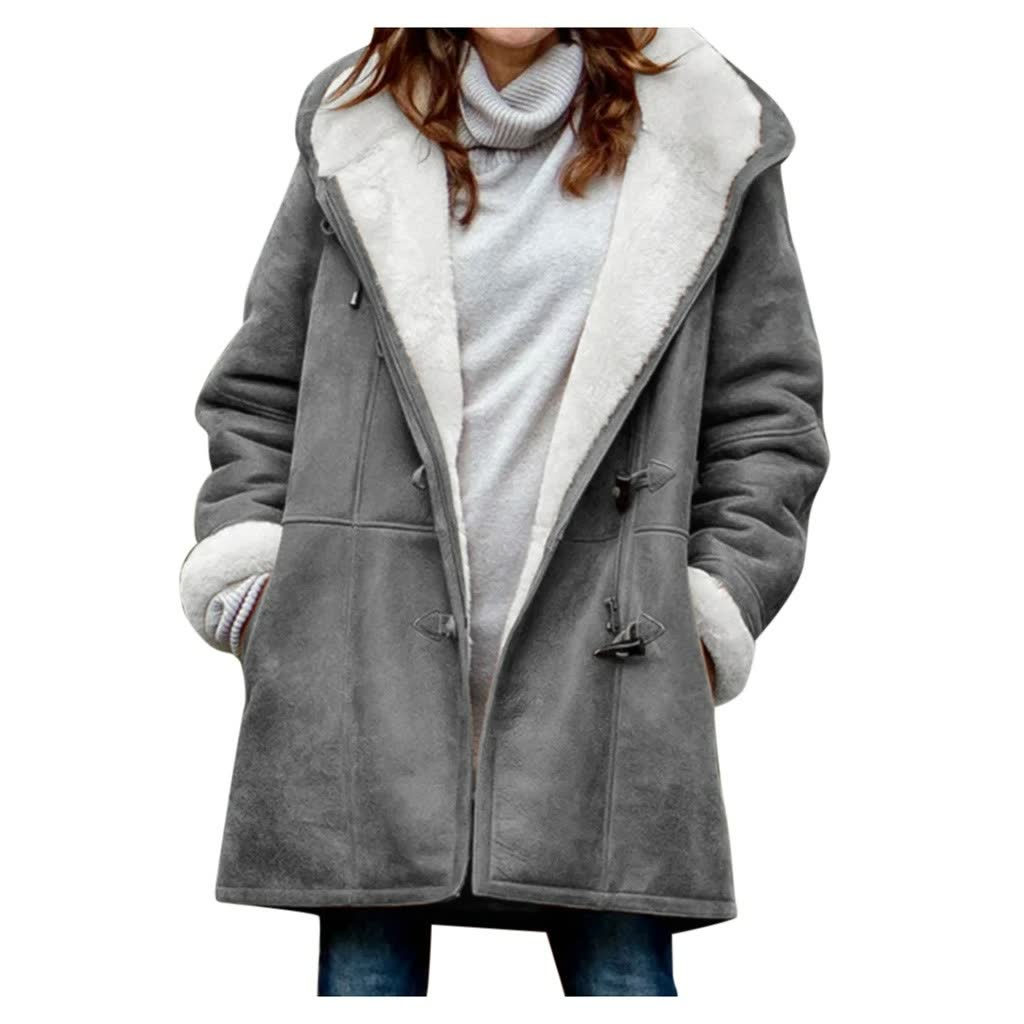Yang Coat | Women’s Winter Shearling-Lined Warm Winter Coat