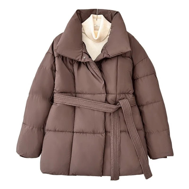 Huriyeh Jacket | Women's Belted Winter Puffer Jacket
