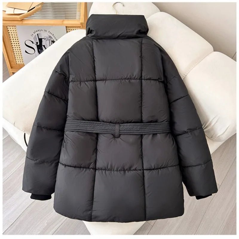 Huriyeh Jacket | Women's Belted Winter Puffer Jacket