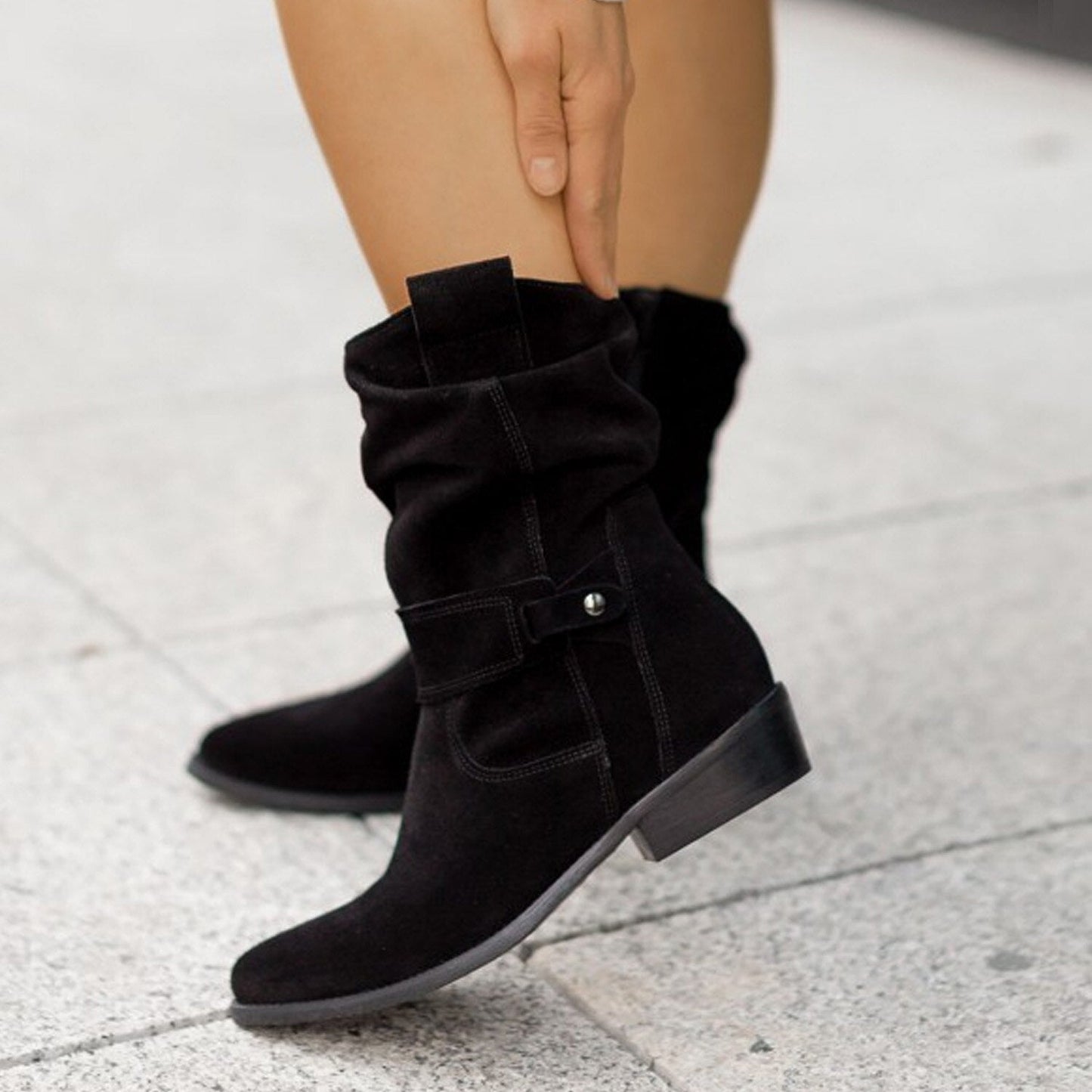 Isolde Winter Boots | Women’s Suede Ankle Boots