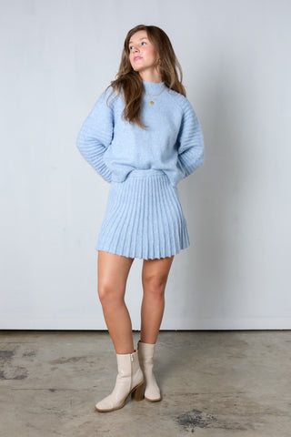 Xania Set | Women’s Winter Knitted Sweater and Skirt Set