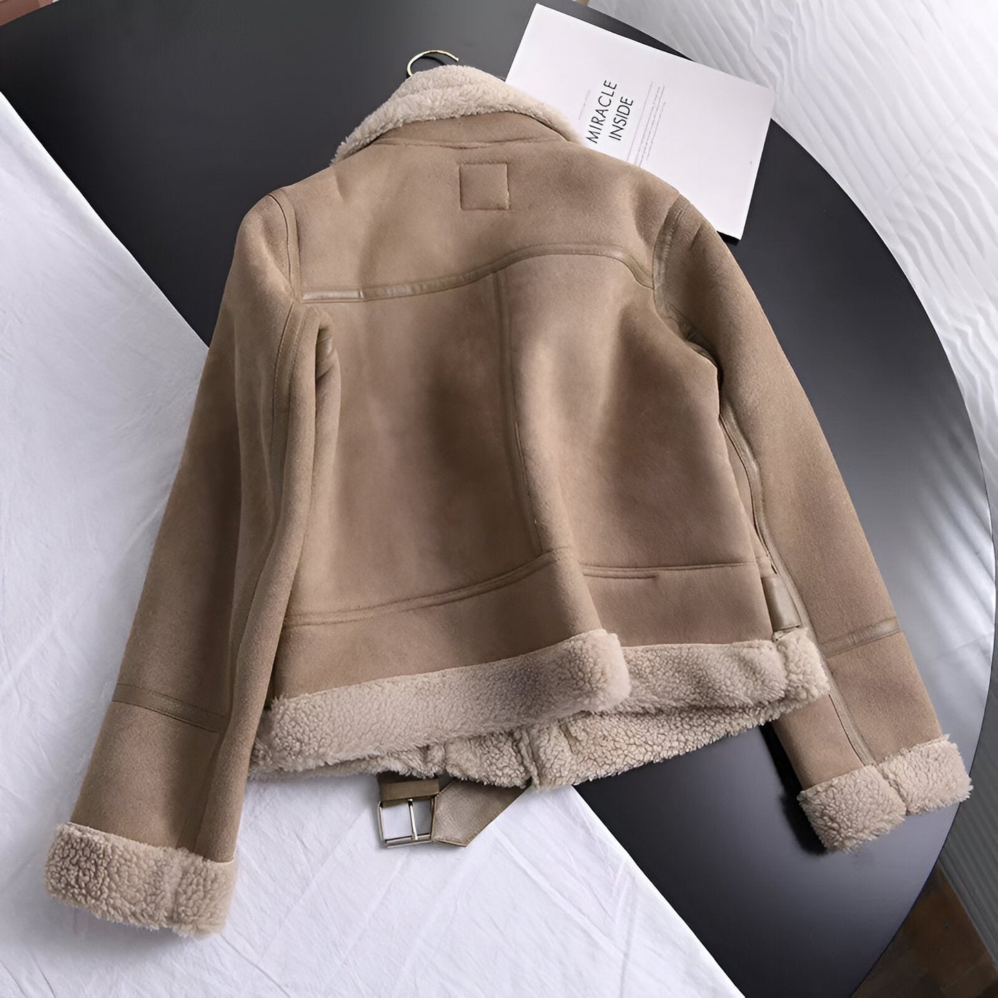 Giovanna Jacket | Women’s Winter Shearling Aviator Jacket
