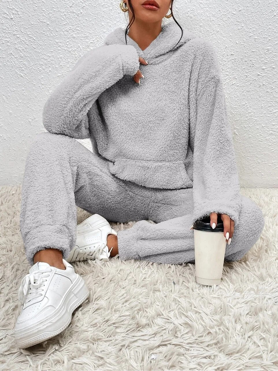 Irina Winter Set | Women's Fleece Hoodie and Jogger Set