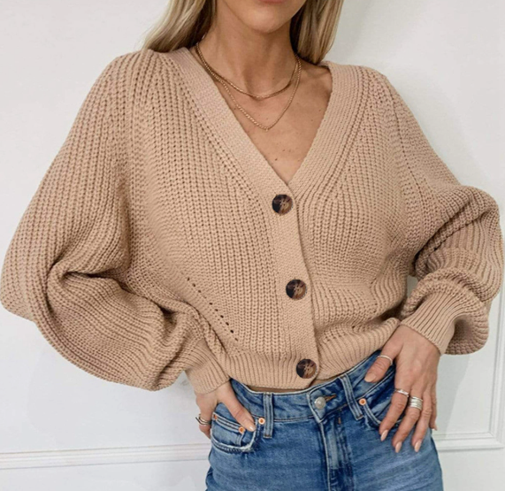Inessa Cardigan | Winter Knitted Button Cardigan