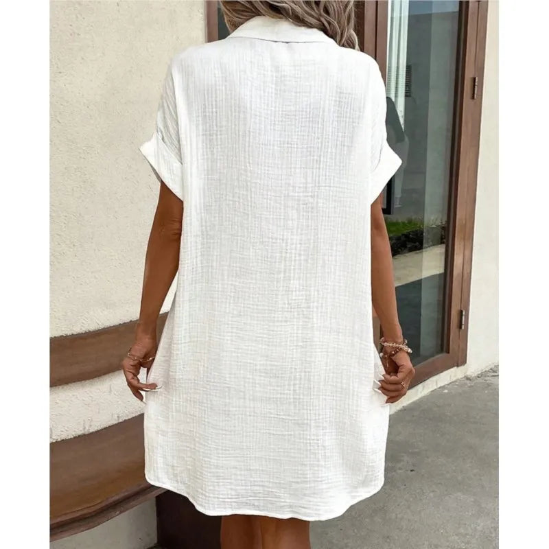 Wallis Dress | Women's Summer Button-Up Dress with Pockets