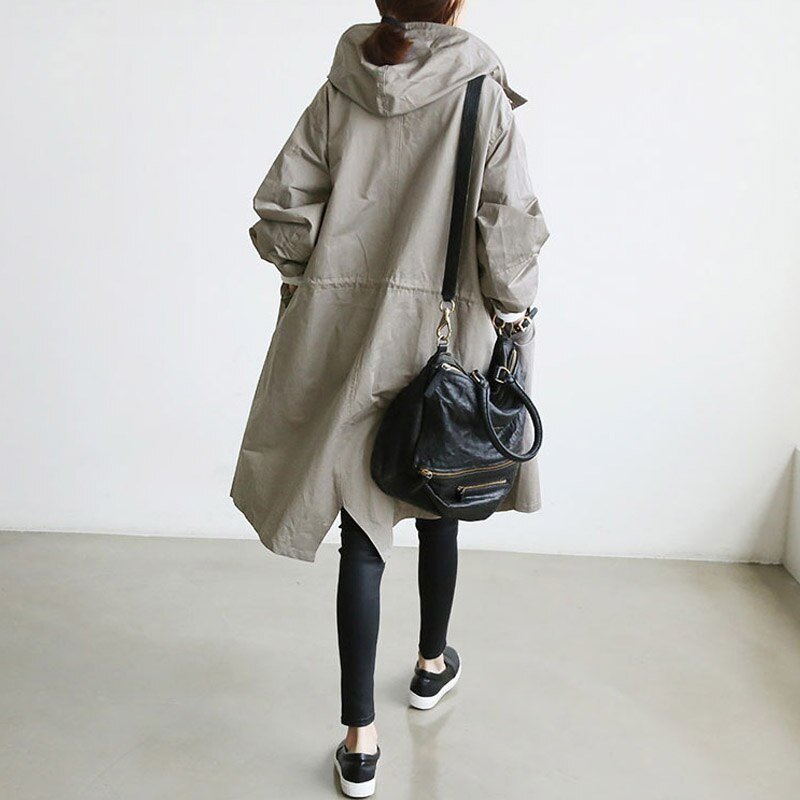 Vigga Coat | Autumn Lightweight Oversized Button Coat