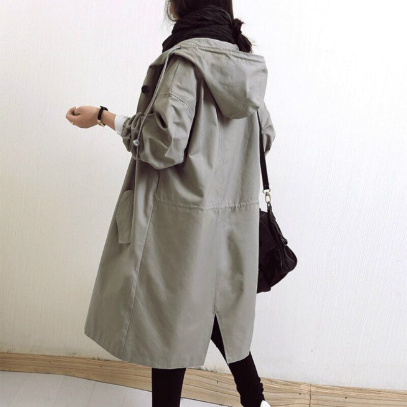 Vigga Coat | Autumn Lightweight Oversized Button Coat