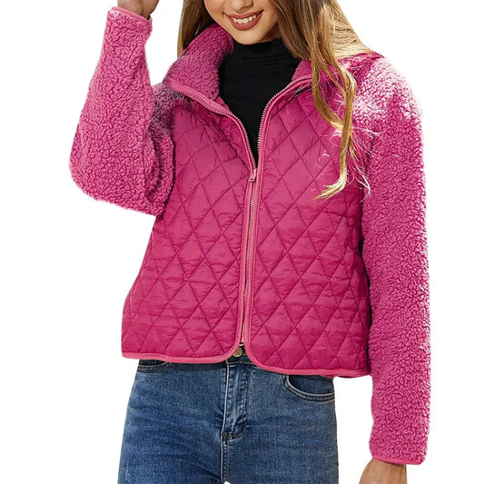 Emelia Jacket | Women’s Winter Quilted Teddy Jacket
