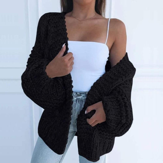 Xolani Cardigan | Women's Winter Chunky Knit Open Front Cardigan