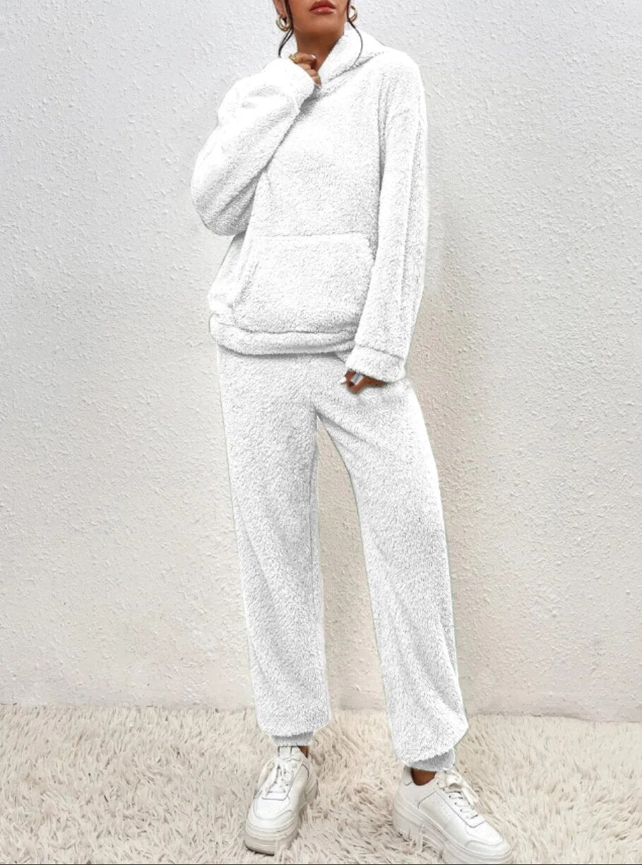 Irina Winter Set | Women's Fleece Hoodie and Jogger Set