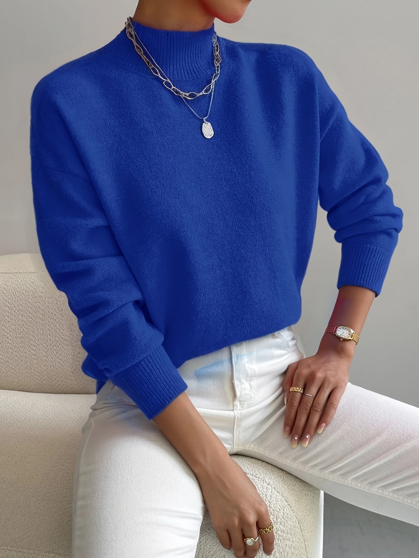 Indie Jumper | Women’s Winter High Neck Knitted Jumper