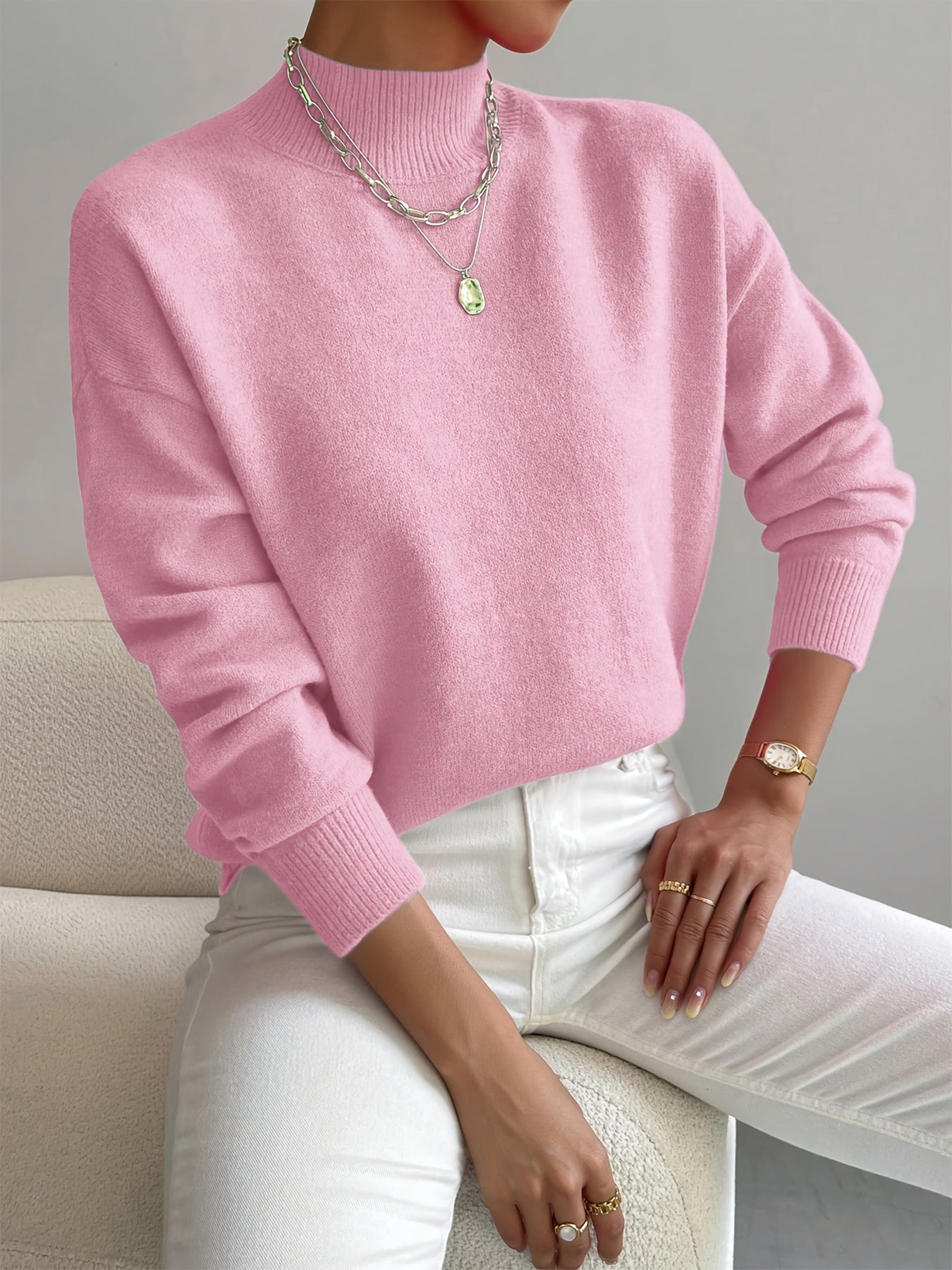 Indie Jumper | Women’s Winter High Neck Knitted Jumper
