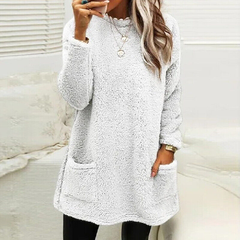 Yanara Jumper | Women’s Winter Fleece Long Pullover Jumper