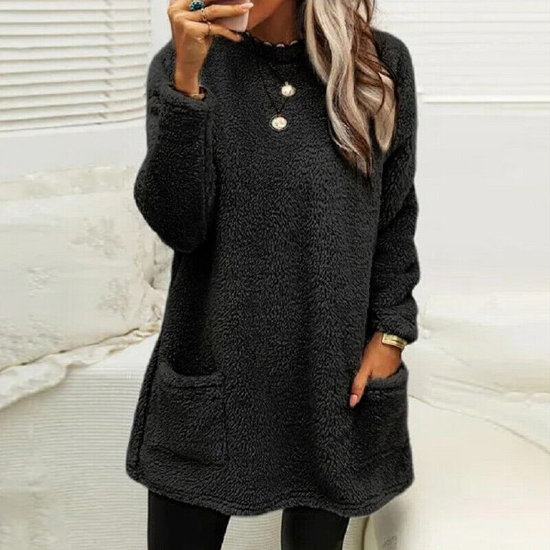 Yanara Jumper | Women’s Winter Fleece Long Pullover Jumper