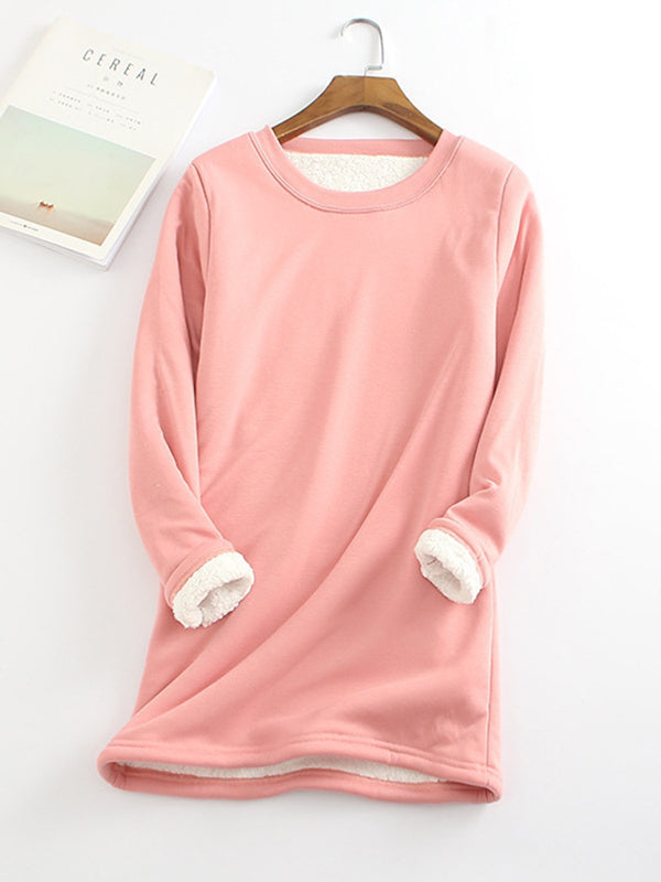 Waniya Sweatshirt | Winter Plush Fleece Lined Sweatshirt