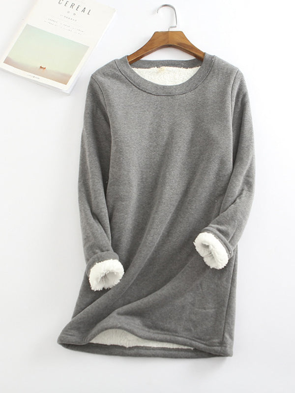 Waniya Sweatshirt | Winter Plush Fleece Lined Sweatshirt