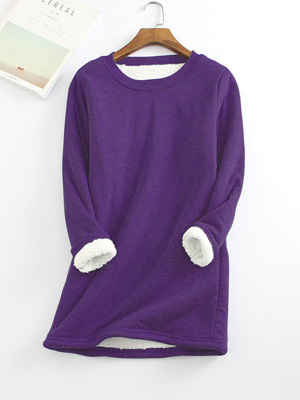 Waniya Sweatshirt | Winter Plush Fleece Lined Sweatshirt