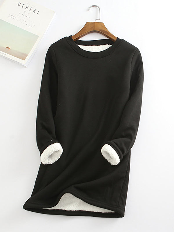 Waniya Sweatshirt | Winter Plush Fleece Lined Sweatshirt