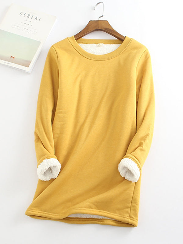 Waniya Sweatshirt | Winter Plush Fleece Lined Sweatshirt