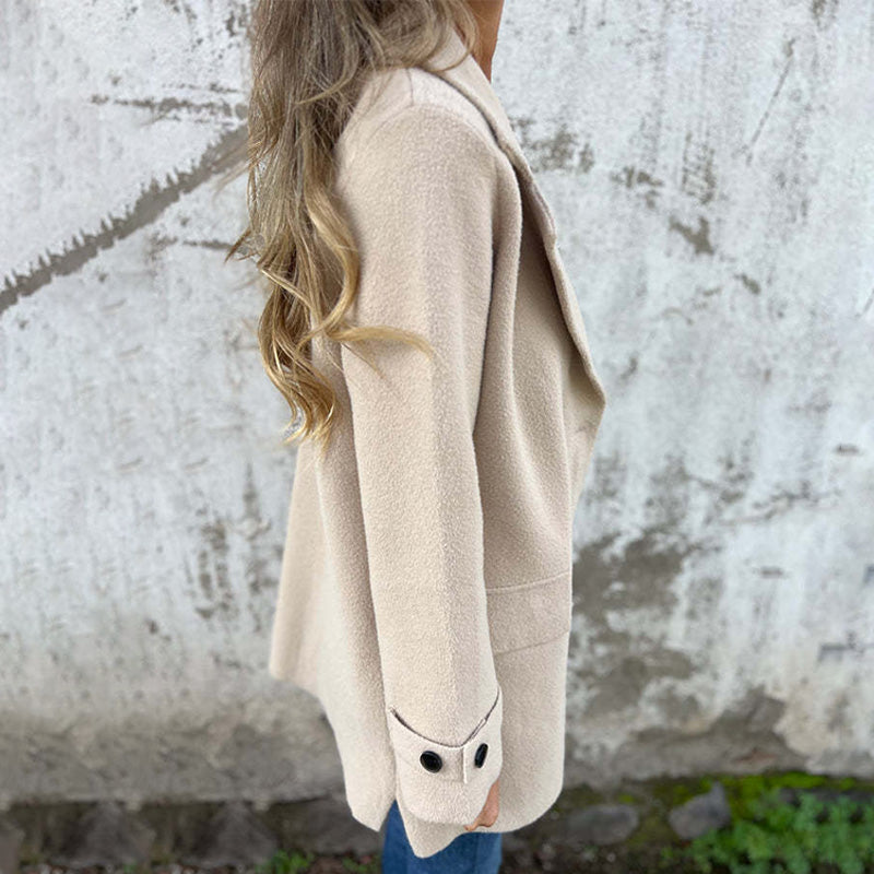 Idalia Winter Coat | Women's Casual Double-breasted Coat